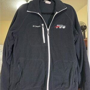 SEU fleece Columbia zip up jacket
